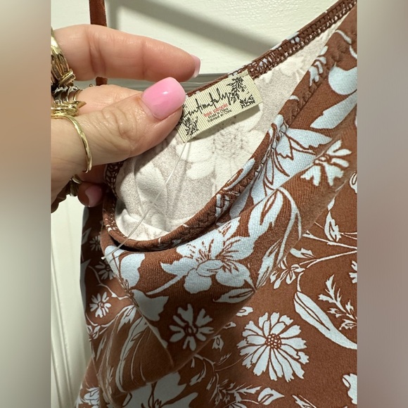 Free People Intimately FAB! Something Bout You Puff 1 Sleeve Bodysuit Java Large - Picture 4 of 6